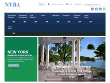 Tablet Screenshot of nyba.com